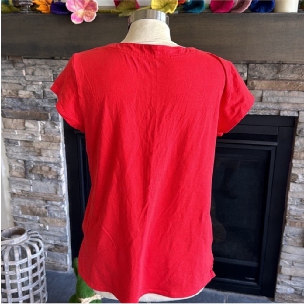 Cable & gauge split neck top - Picture 2 of 9